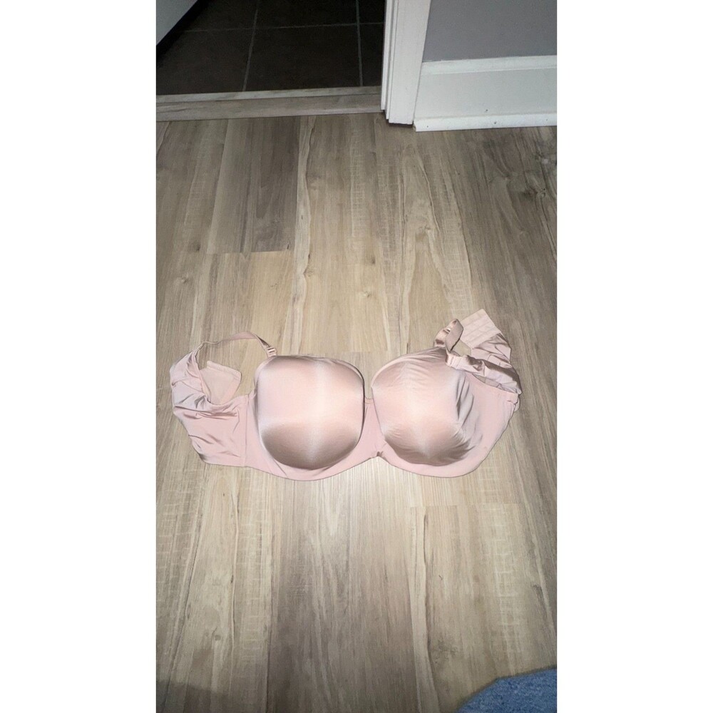 Torrid Pink Lightly Lined Balconette Back Smoothing Bra 44DDD